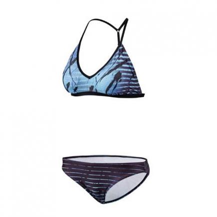 BECO bikini, B-cup, blauw/zwart