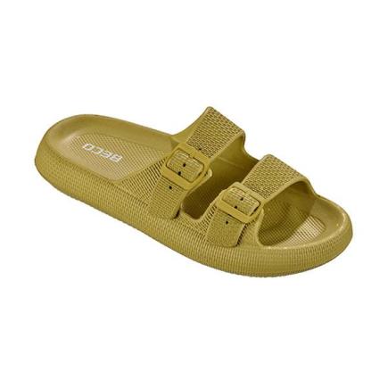 BECO heren badsandalen Airkiss leisure | olijfgroen