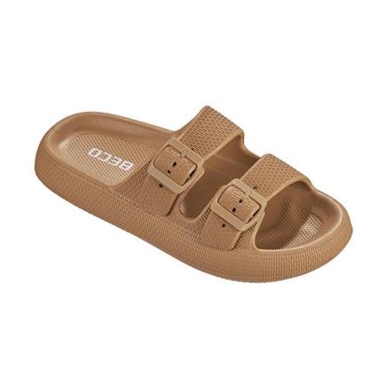 BECO dames badsandalen Airkiss leisure | bruin